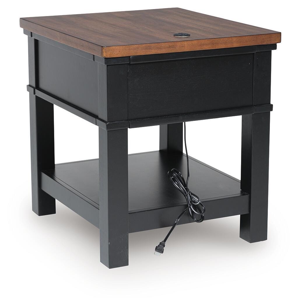 Wildenauer End Table - Brown/Black (T664-SI) - Image 6