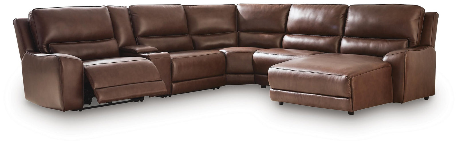 DeepWakes 6-Piece Power Reclining Sectional with Chaise (PCU62607-SI)