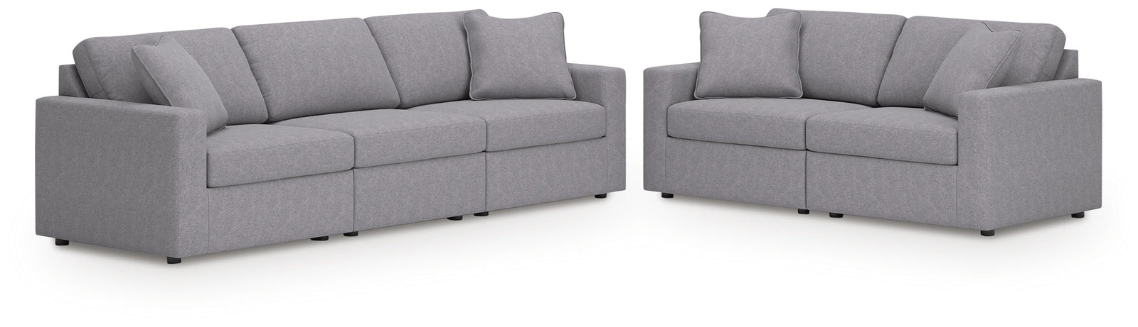 Modmax 3-Piece Sectional Sofa and 2-Piece Sectional Loveseat (92104-SI)