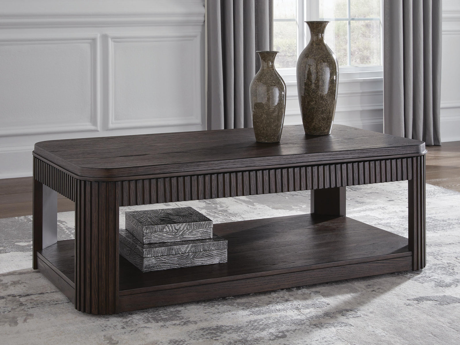 Carlibrie Lift-Top Coffee Table - Warm Brown (T700-SI) - Image 2