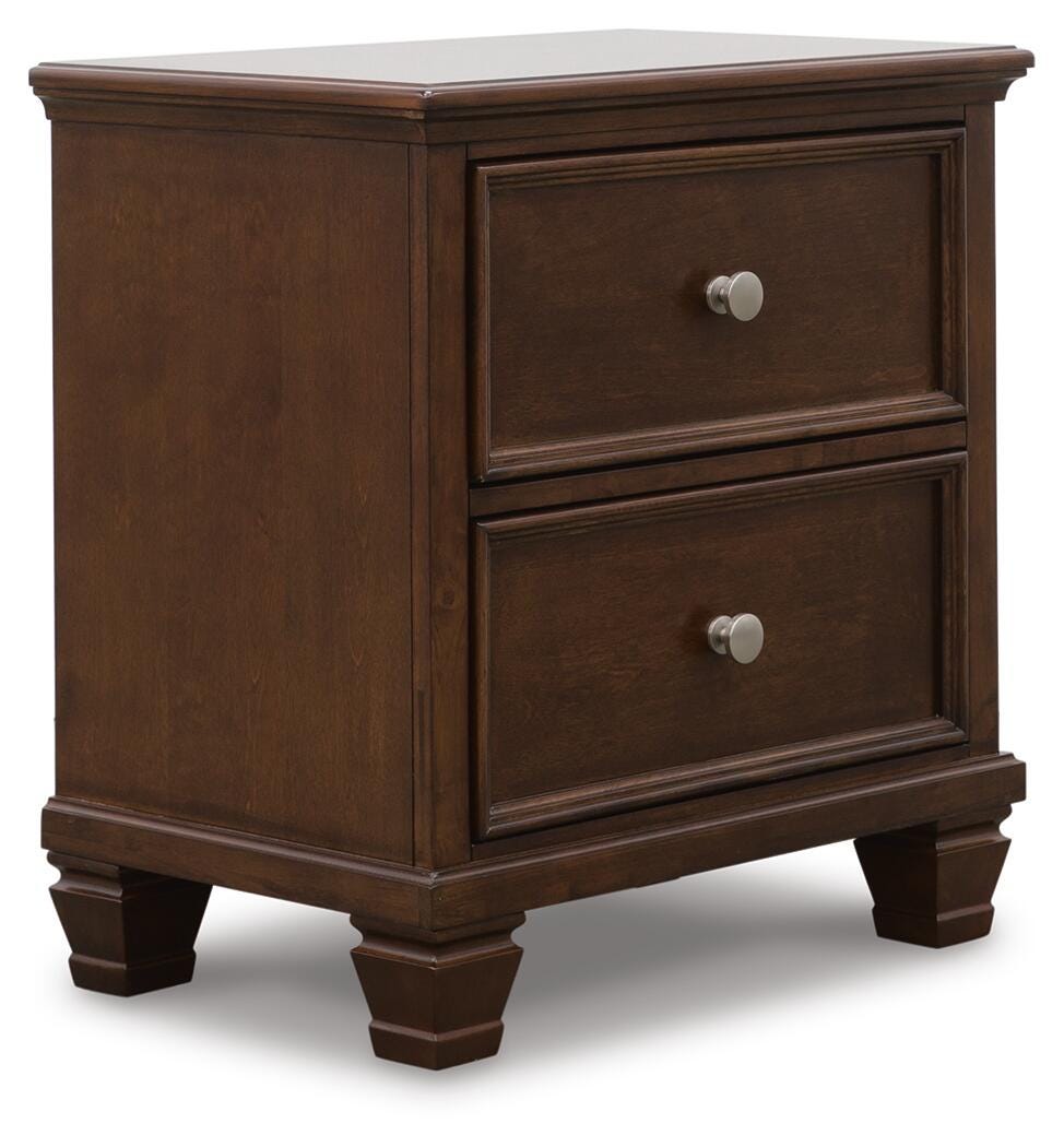 Danabrin Panel Bed, Dresser, Mirror and Nightstand - Brown (B685-SI) - Image 17