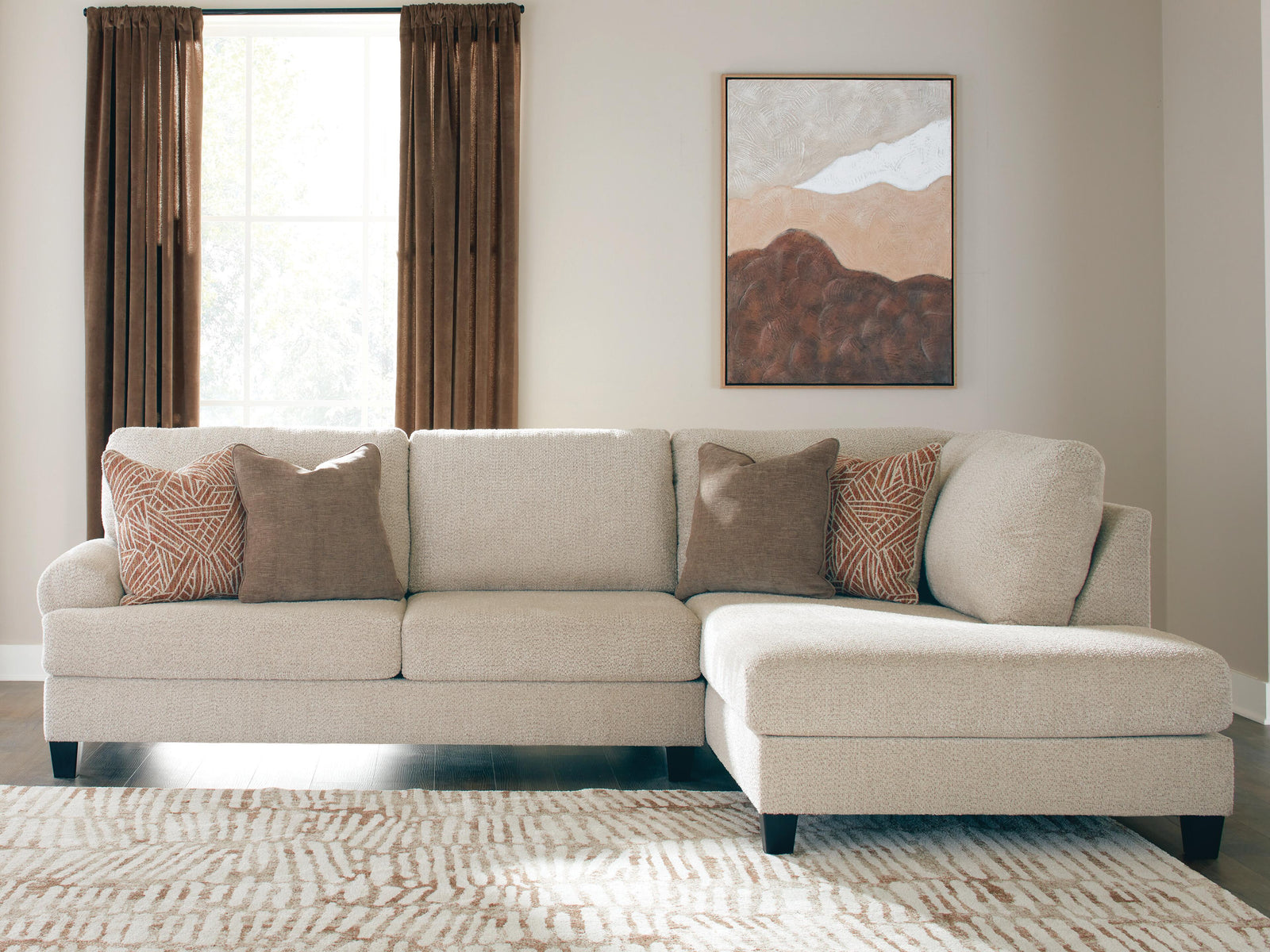 Steelwater Retreat 2-Piece Sectional with Chaise (66704-SI) - Image 2