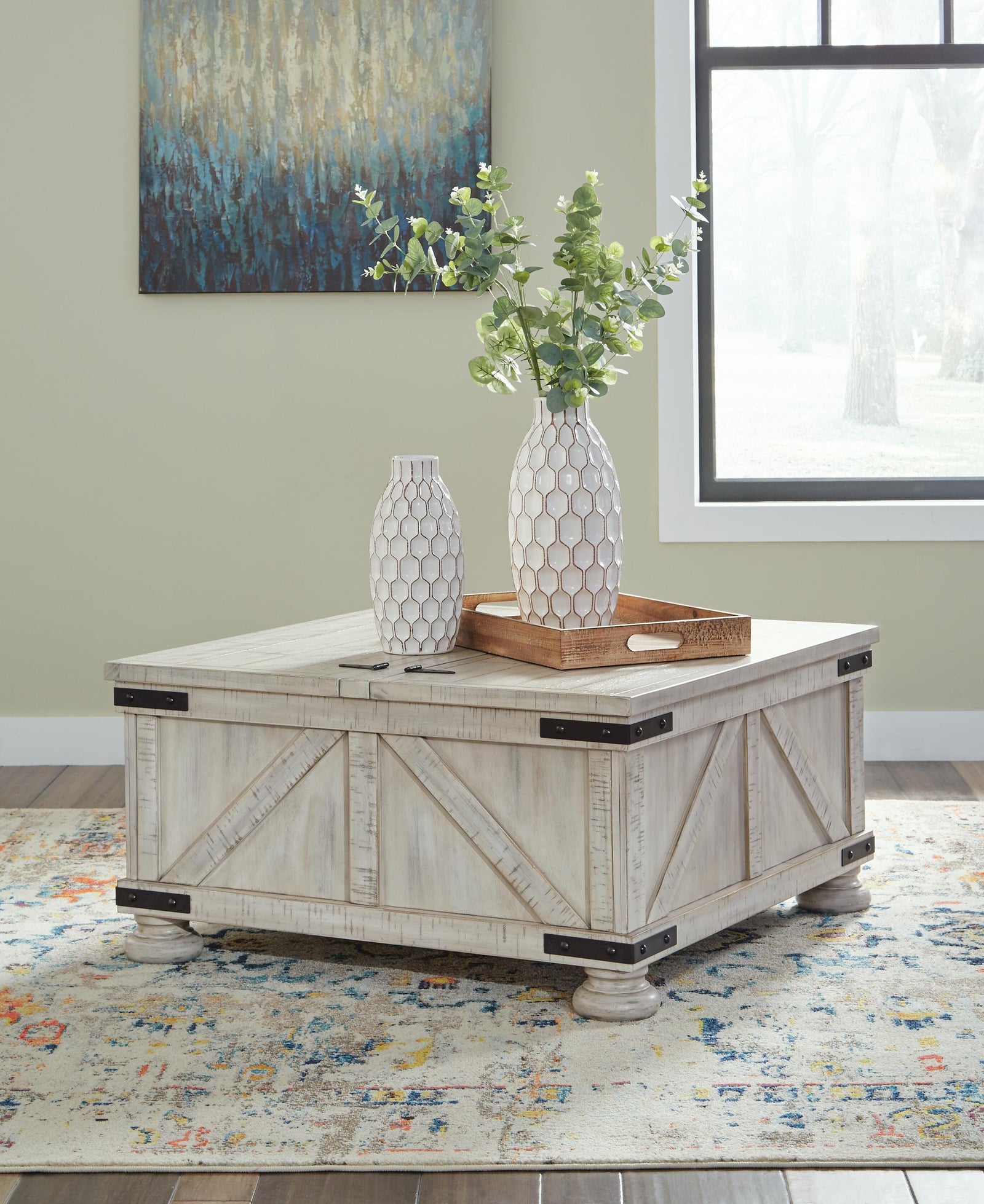 Carynhurst Coffee Table and 2 End Tables - Whitewash (T929-SI) - Image 5