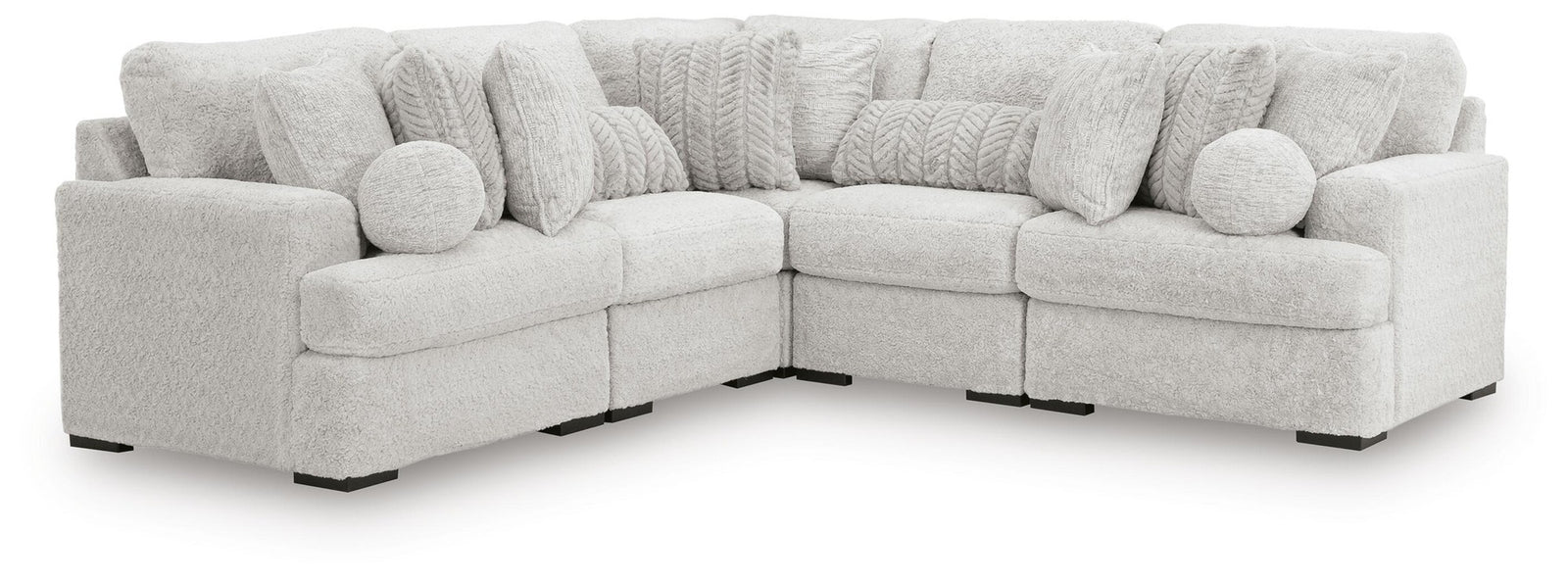 Cuddle Plush 5-Piece Sectional (PC59106-SI)