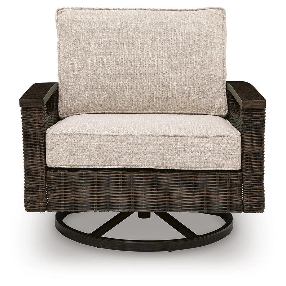Monterey Point Outdoor Sofa with Cushion (PCP760-SI) - Image 8