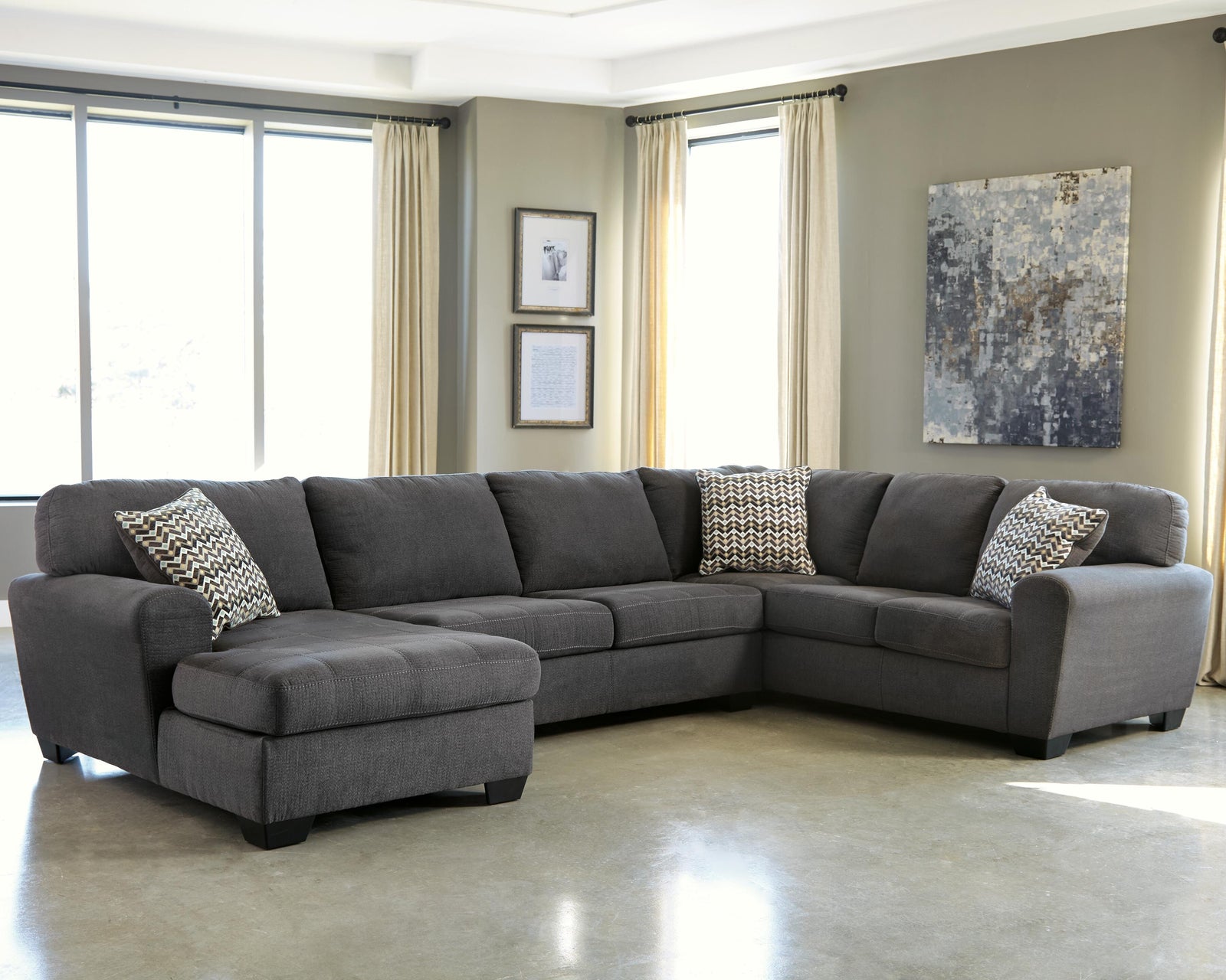 Ambee 3-Piece Sectional with Chaise (28620-SI) - Image 2