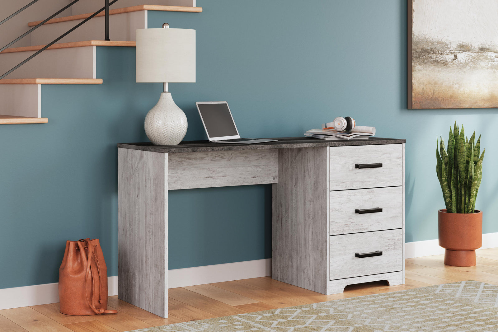 Shawburn 54 Home Office Desk (H4121-SI) - Image 11