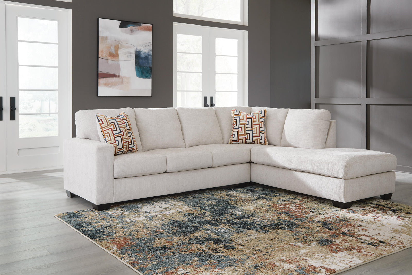 Aviemore 2-Piece Sectional with Chaise (24305-SI) - Image 3