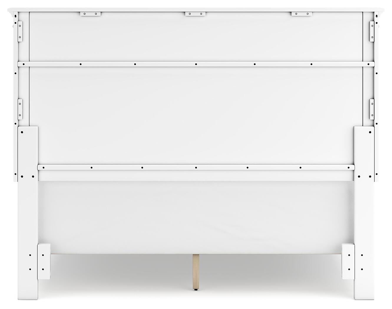 Fortman Panel Bed, Dresser, Mirror and Nightstand - White (B680-SI) - Image 14