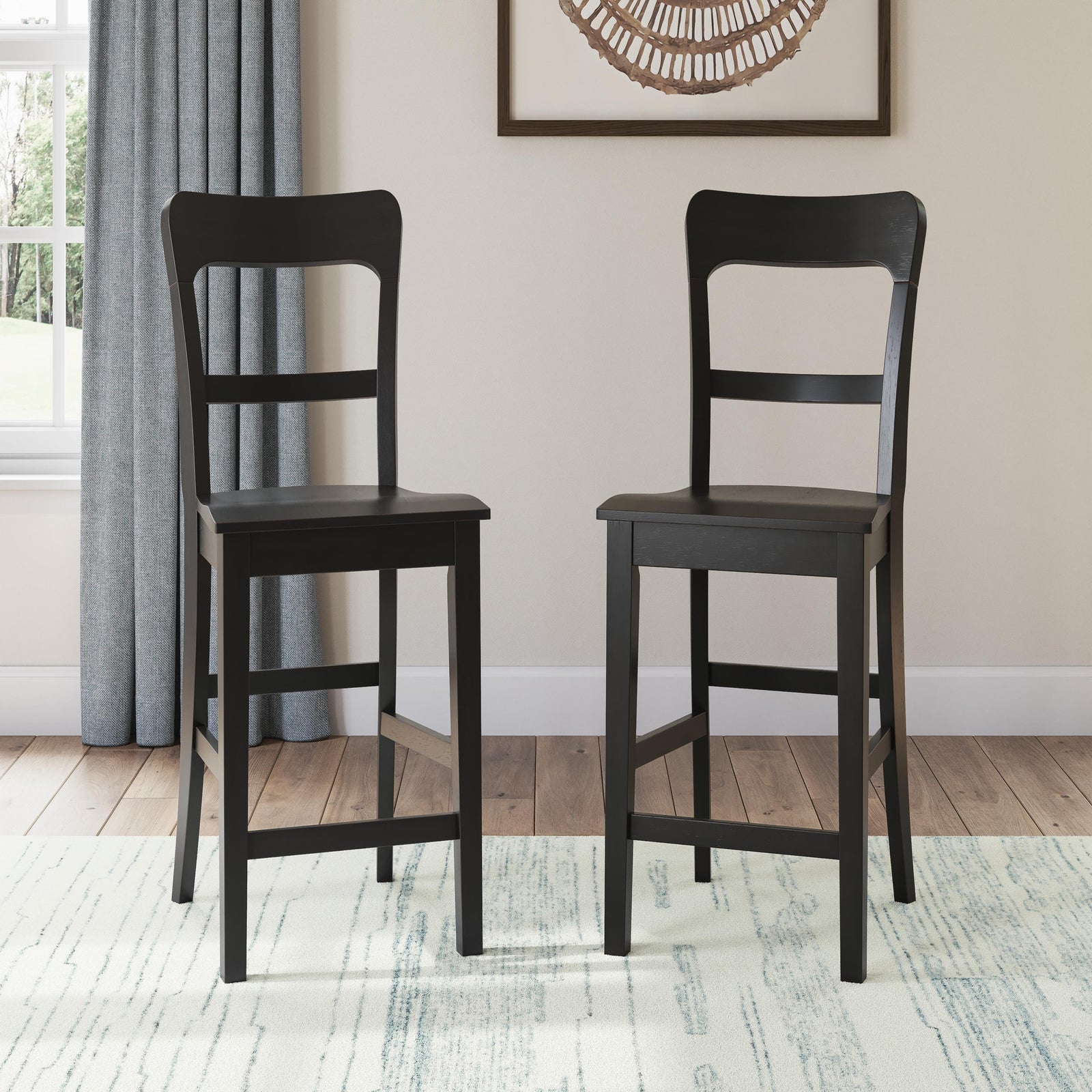 Greddinton Counter Height Dining Table and 6 Barstools (PCD824-SI) - Image 11