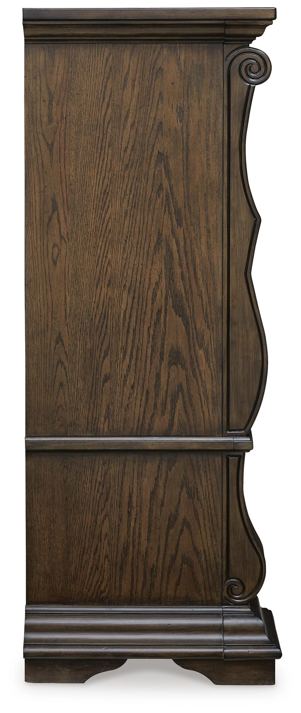 Maylee Panel Bed, Dresser, Mirror, Chest and Nightstand (B947-SI) - Image 7