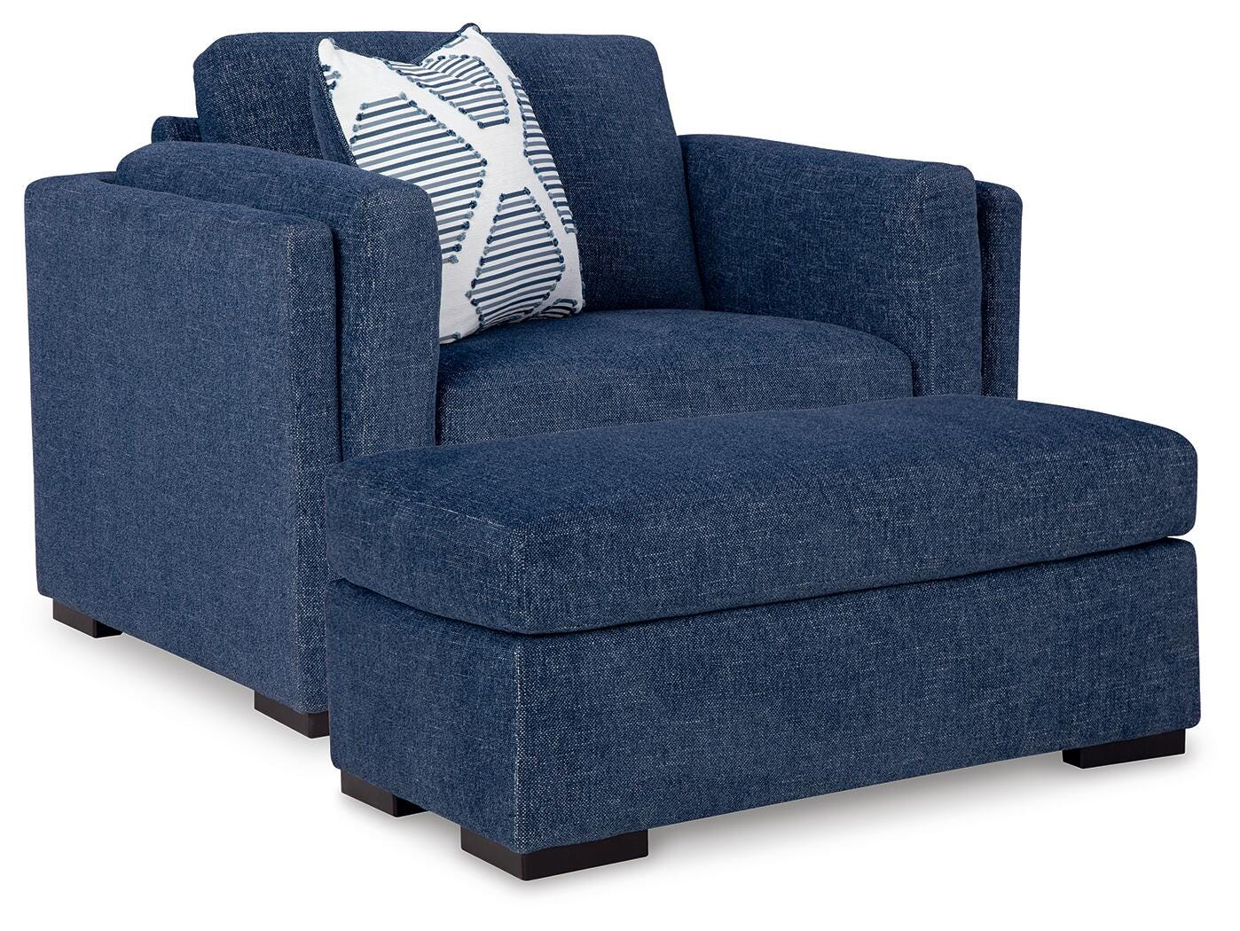 Evansley Oversized Chair and Ottoman (54502-SI)
