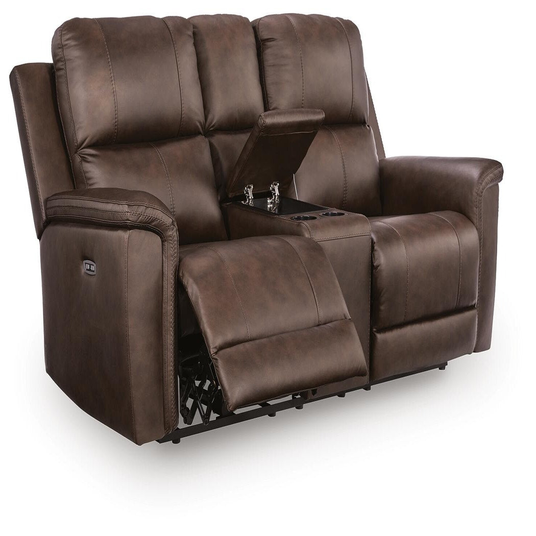 Bleckley Power Reclining Loveseat with Console (PCU12001-SI) - Image 4