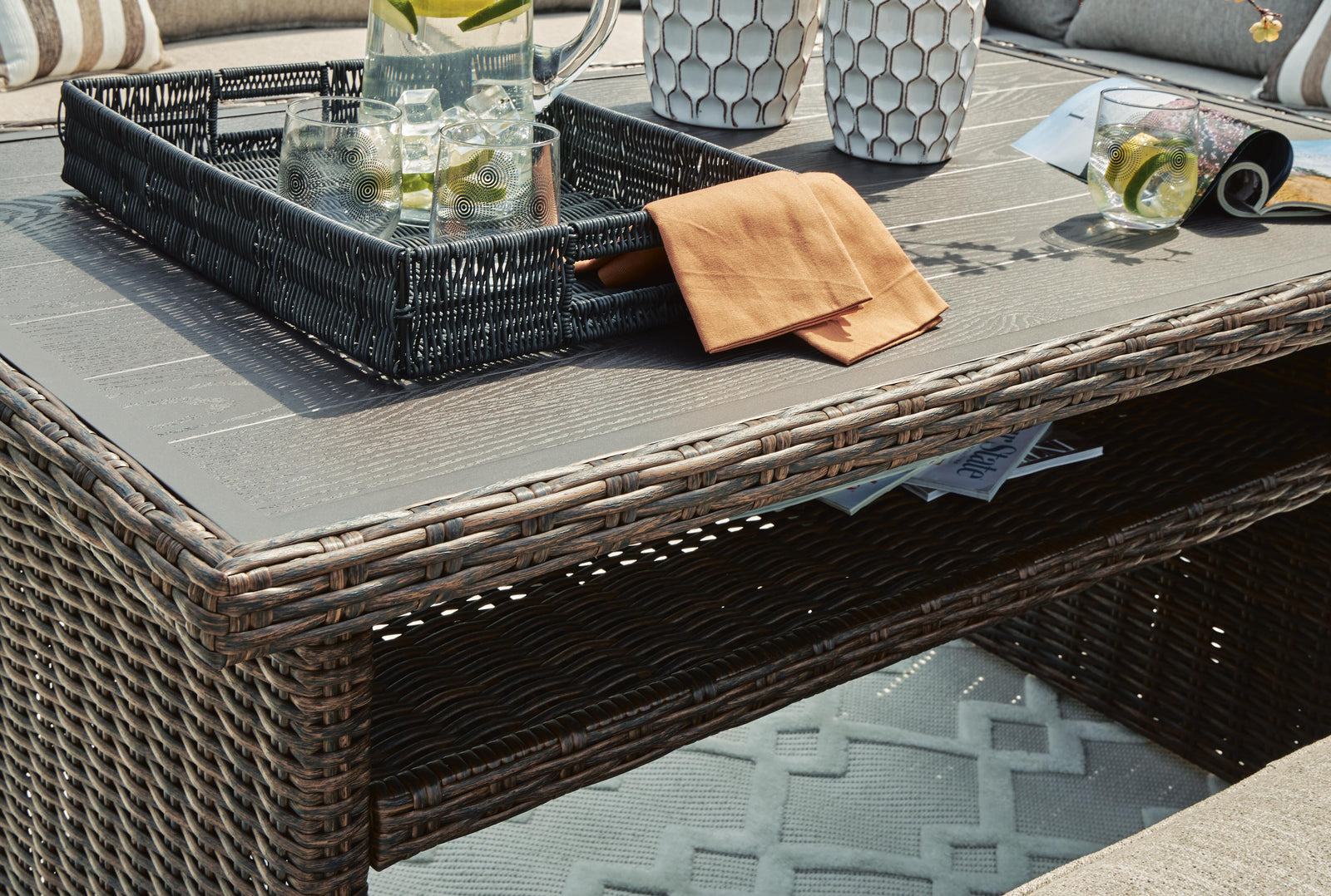 Brook Ranch Outdoor Multi-use Table (P465-SI) - Image 5