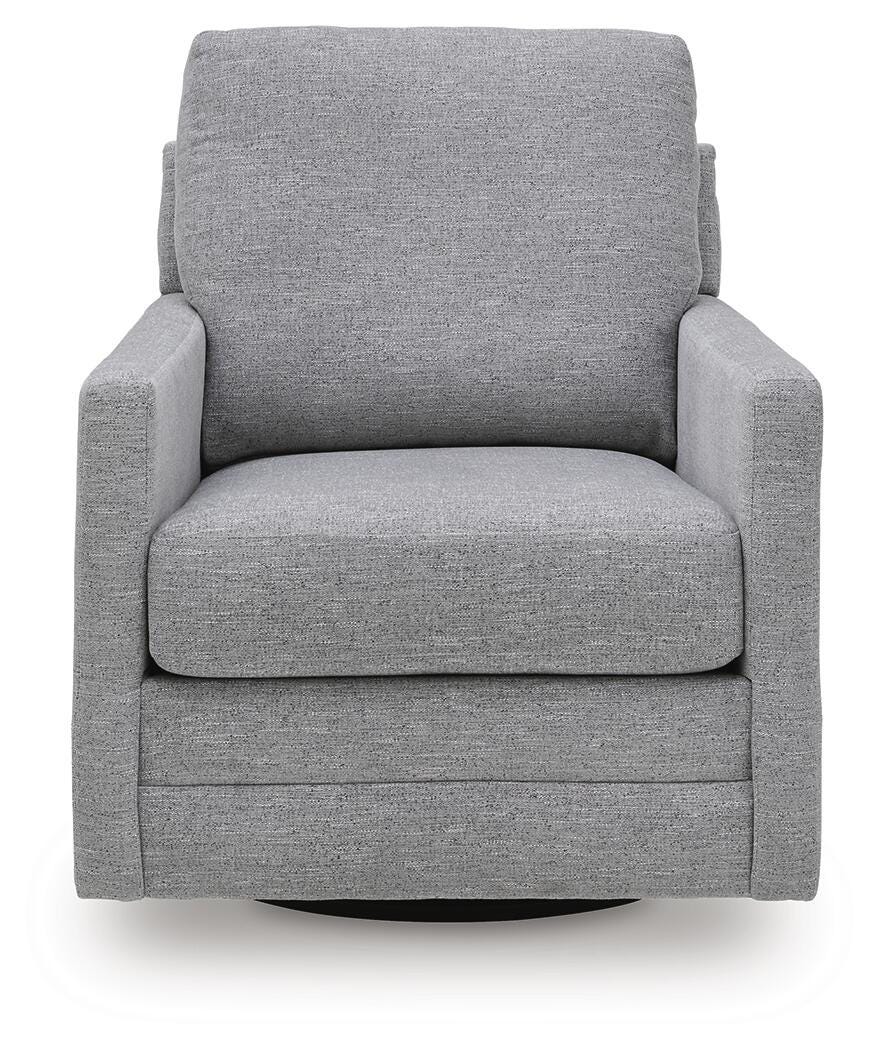 Freybourne Next-Gen Nuvella Swivel Accent Chair (A3000737-SI) - Image 3