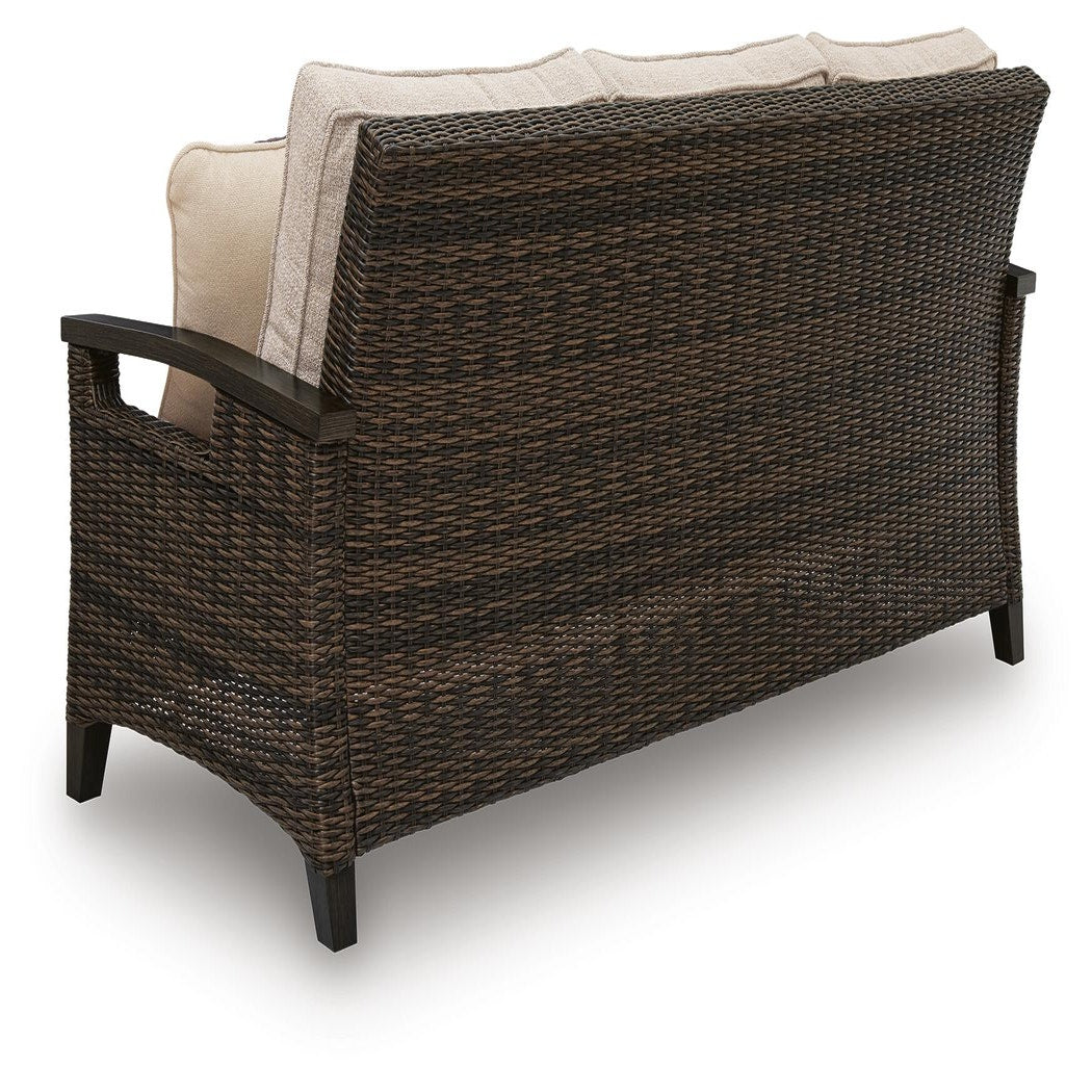 Monterey Point Outdoor Sofa with Cushion (PCP760-SI) - Image 16
