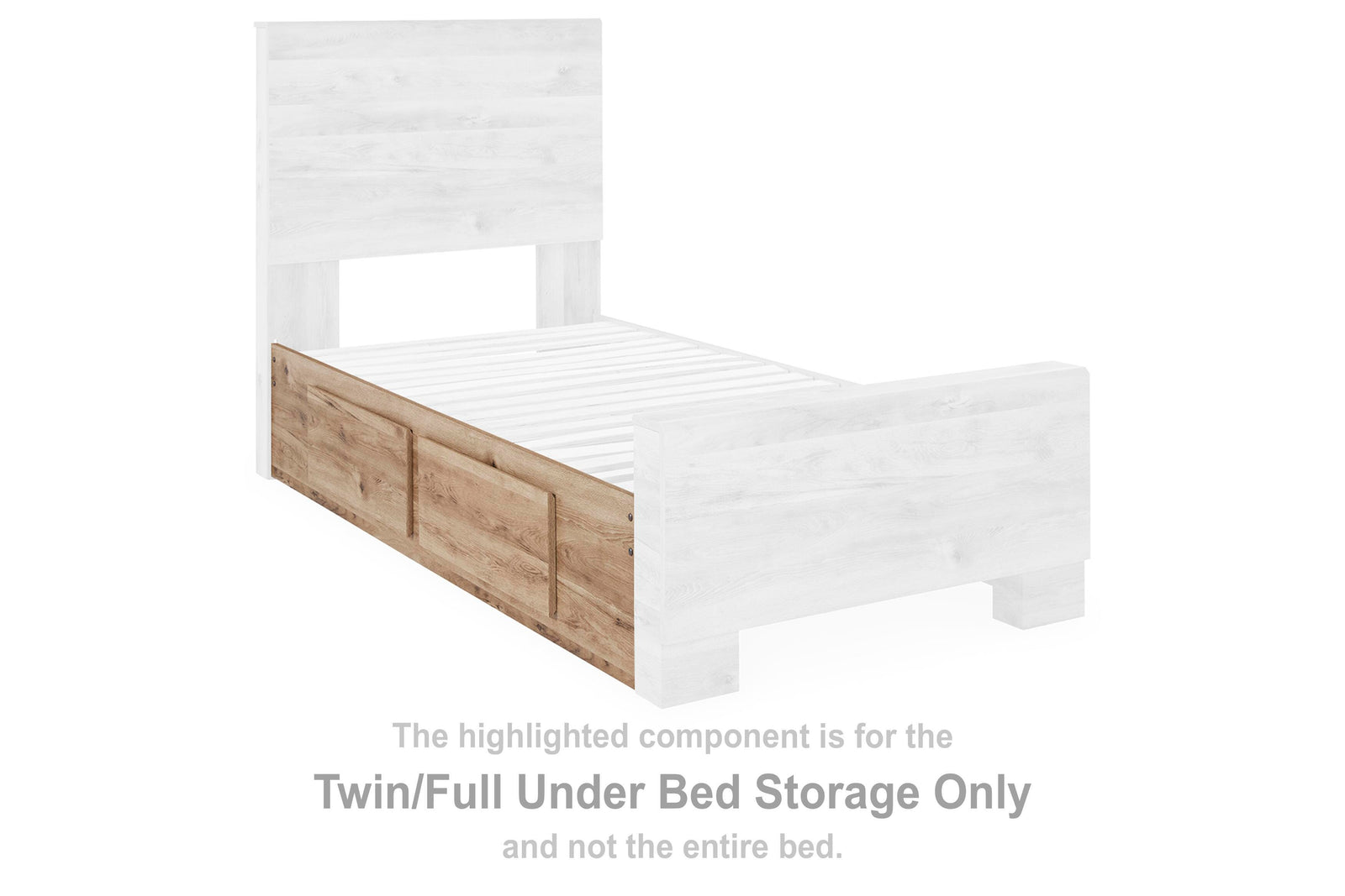 Hyanna Under Bed Storage - Tan Brown (B1050-SI) - Image 4