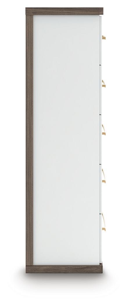 Kendanport King Upholstered Bed, Dresser, Mirror and Chest (PCB1108-SI) - Image 12