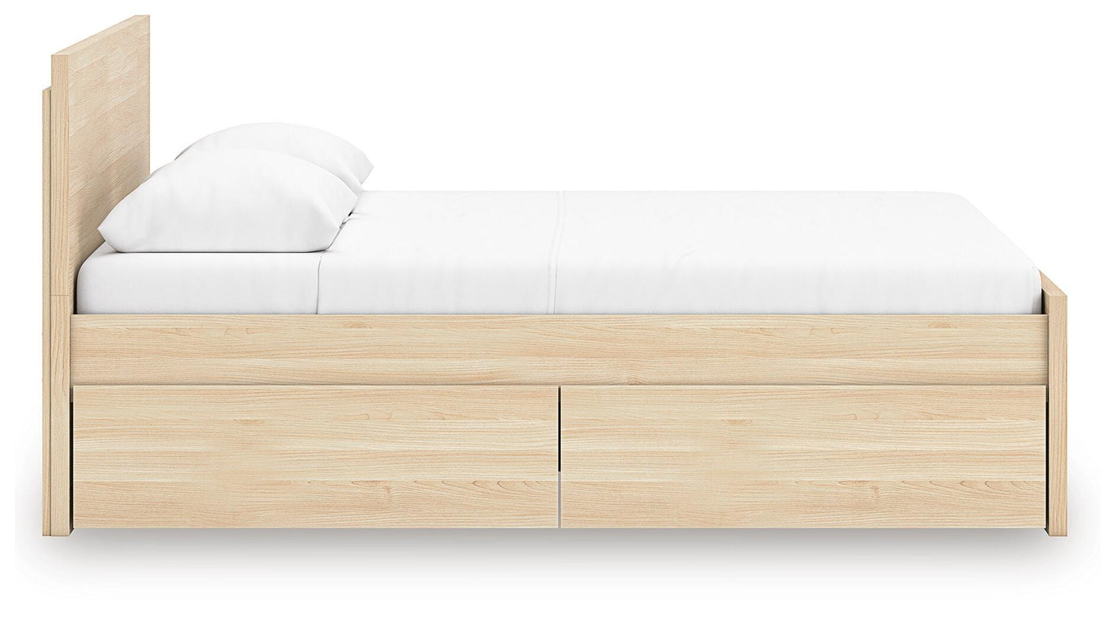 Onita Panel Platform Bed with 2 Side Storage (Youth) - Natural (EB9632-SI) - Image 6