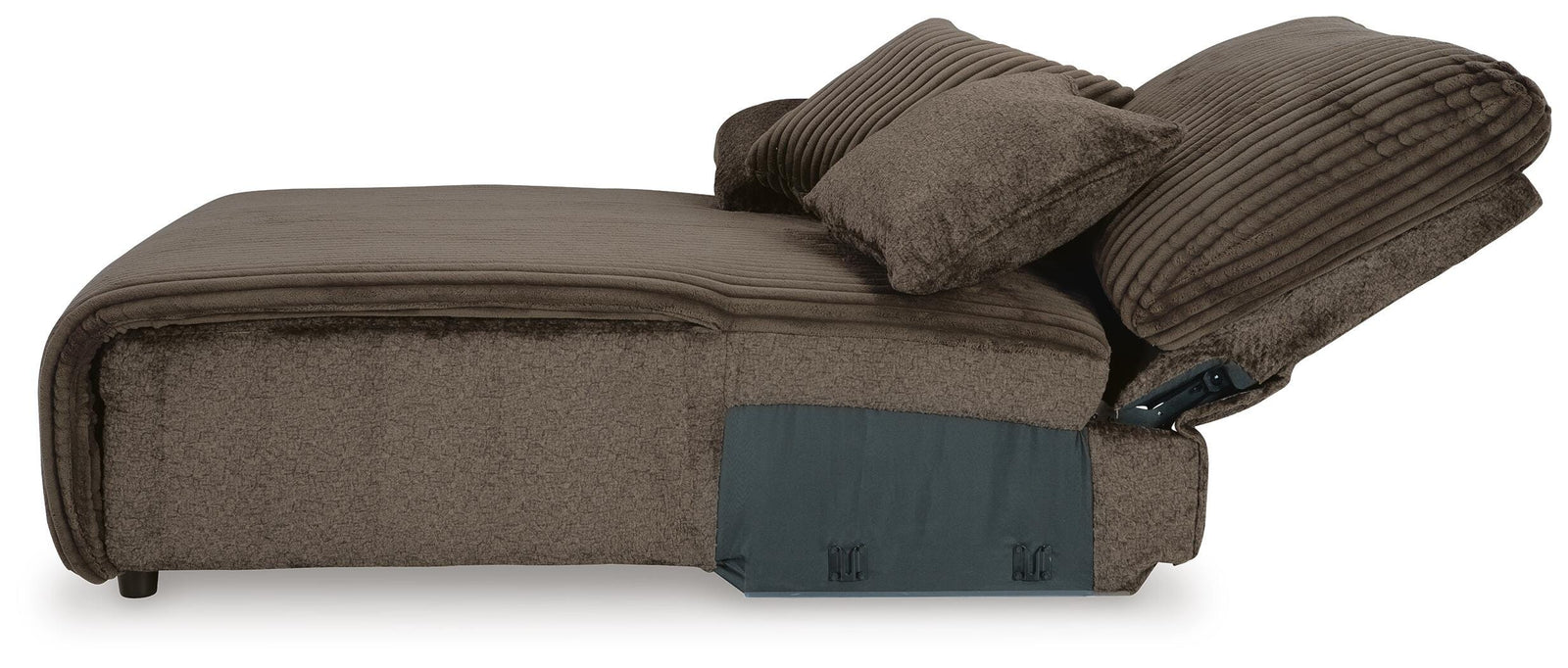 Top Tier 3-Piece Reclining Sofa Chaise Sectional (92705-SI) - Image 4