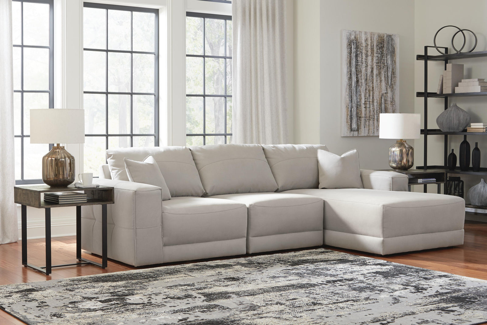 Next-Gen Gaucho 3-Piece Sectional Sofa with Chaise (18304-SI) - Image 3