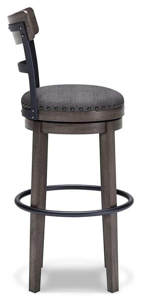 Caitbrook Bar Height Bar Stool (D388-SI) - Image 5