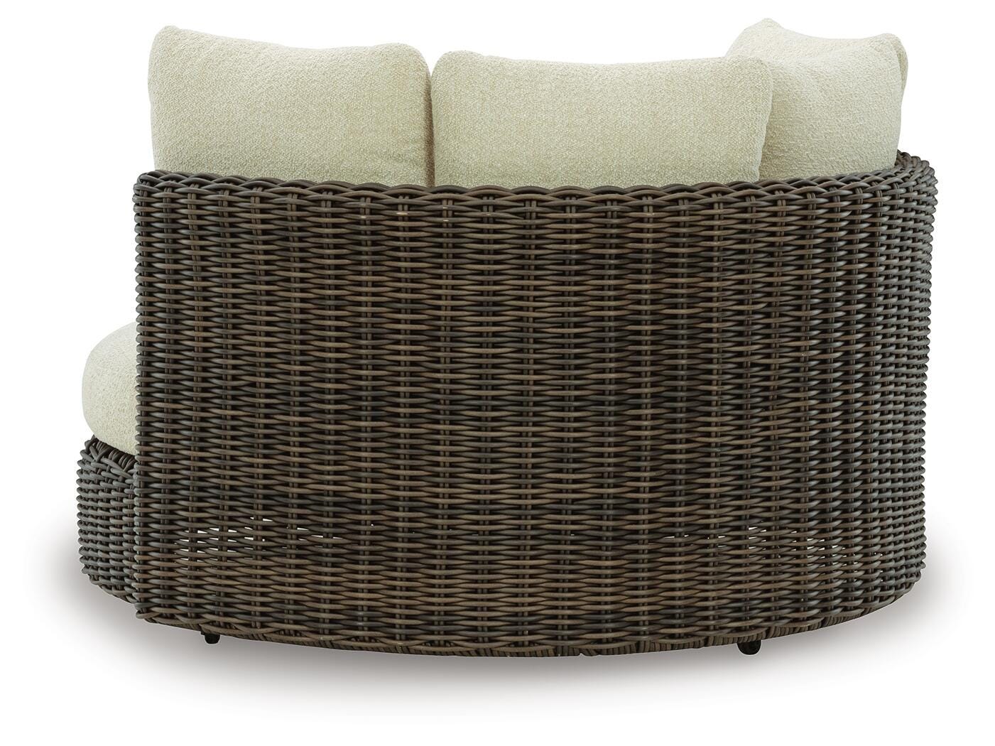 Kimora Outdoor Right and Left-arm Facing Loveseat with Cushion (Set of 2) (P711-SI) - Image 22