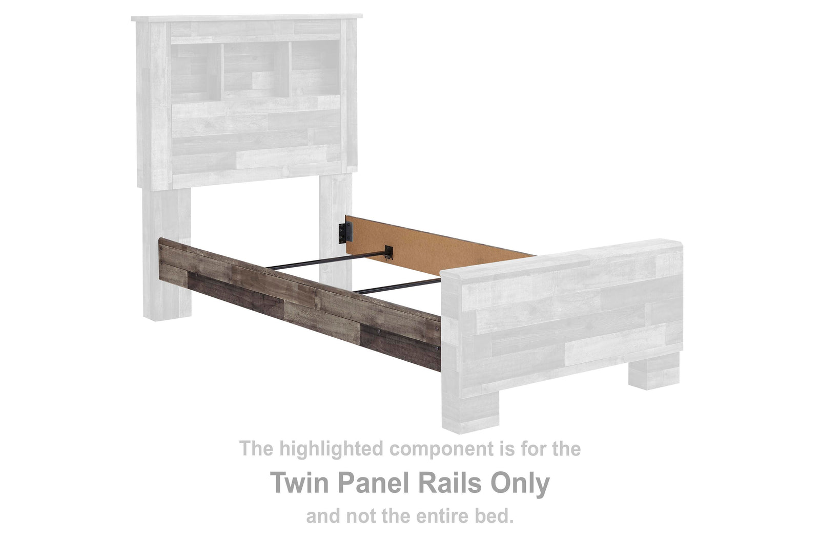 Derekson Panel Rails - Multi Gray (B200-SI)