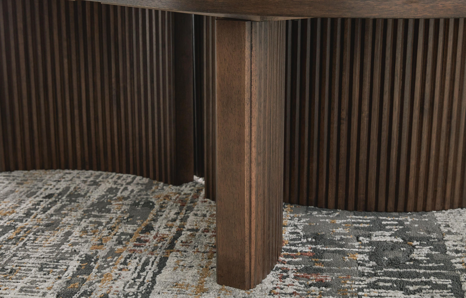Korestone Coffee Table - Dark Brown (T689-SI) - Image 8