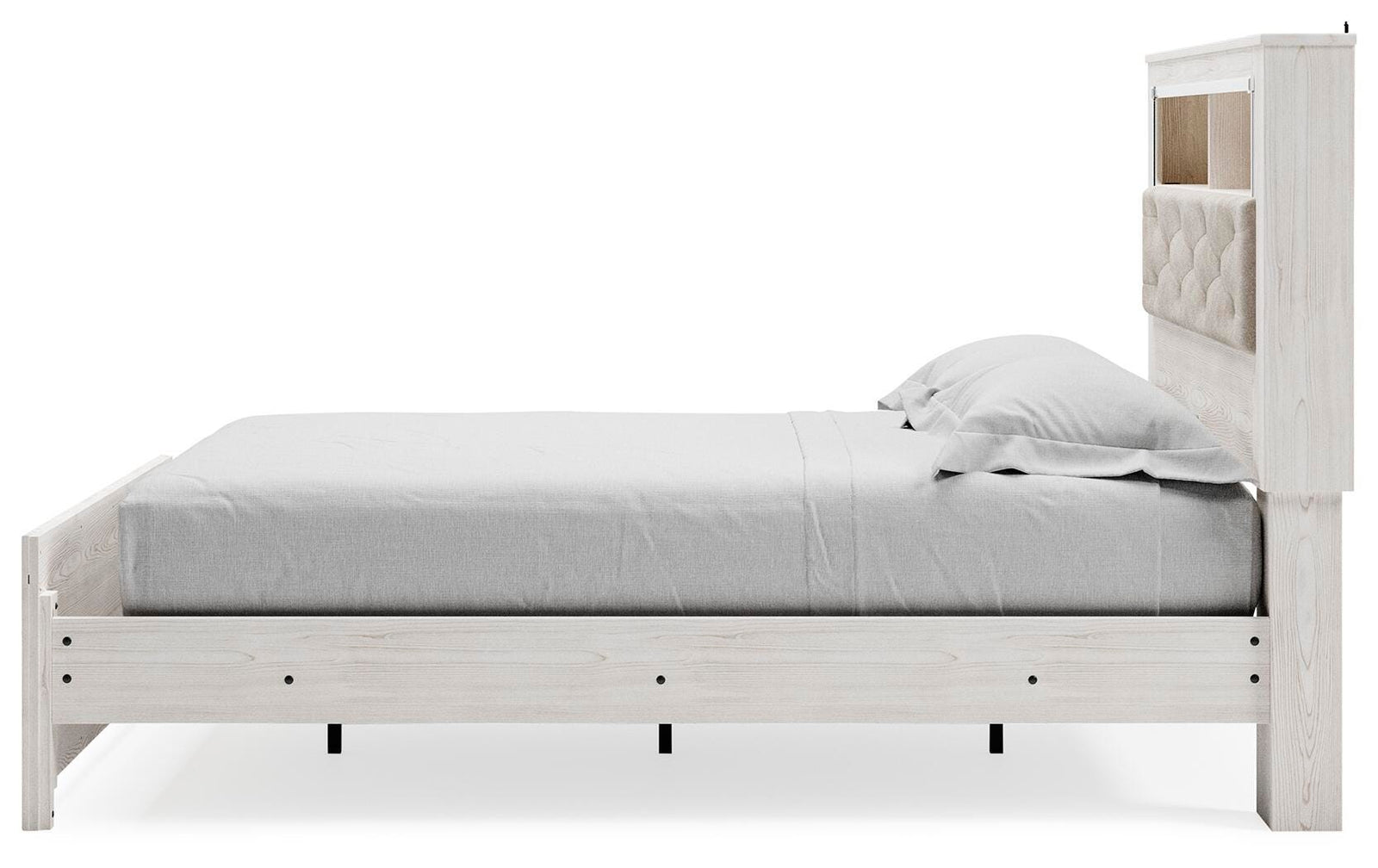 Altyra Panel Bookcase Bed - White (B2640-SI) - Image 6