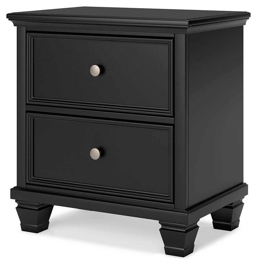 Lanolee Nightstand - Black (B687-SI) - Image 4