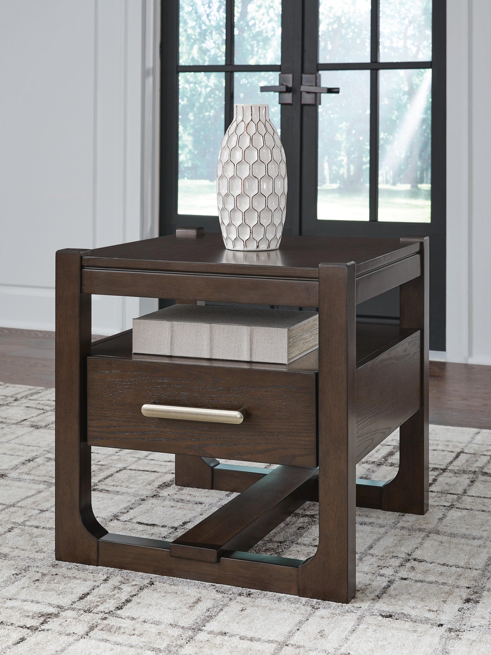 Breckington End Table - Dark Brown (T856-SI) - Image 2