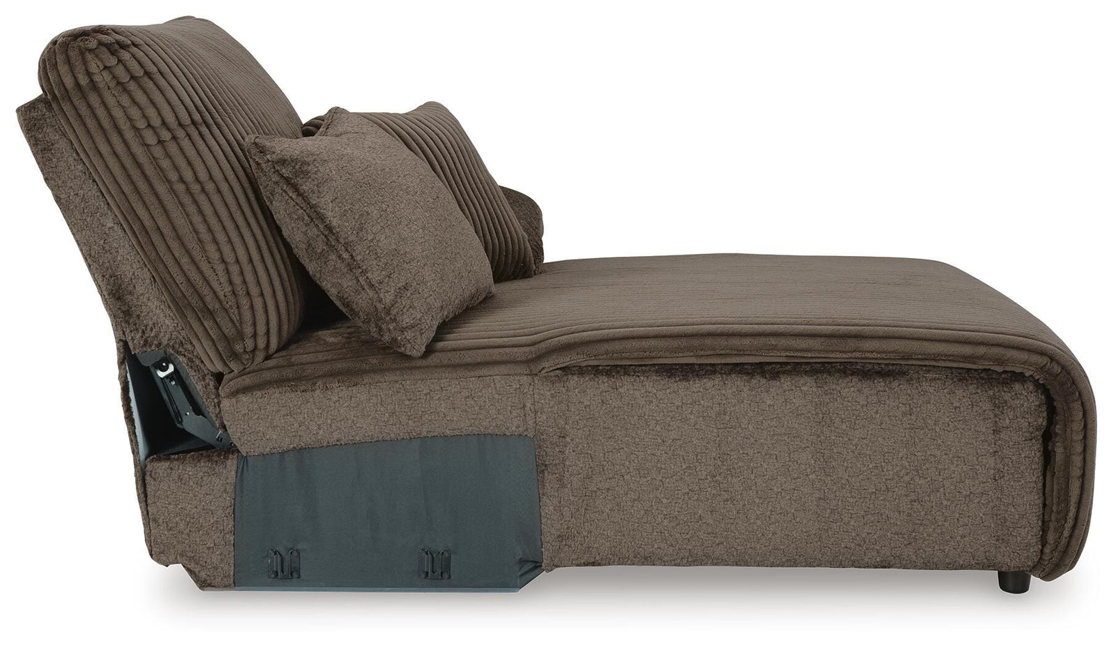 Top Tier 3-Piece Reclining Sofa Chaise Sectional (92705-SI) - Image 4