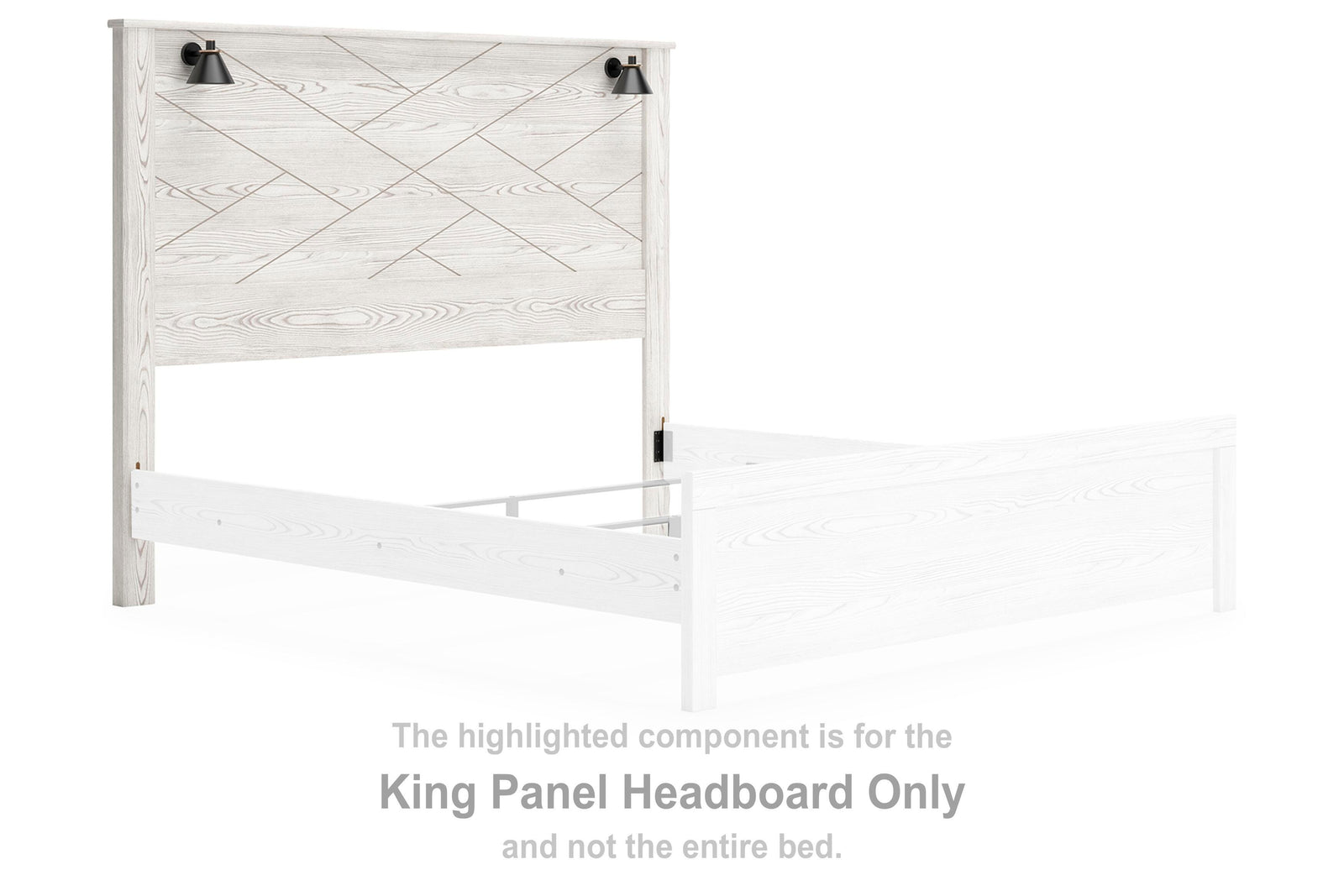 Gerridan Panel Headboard - White (B1190-SI) - Image 3
