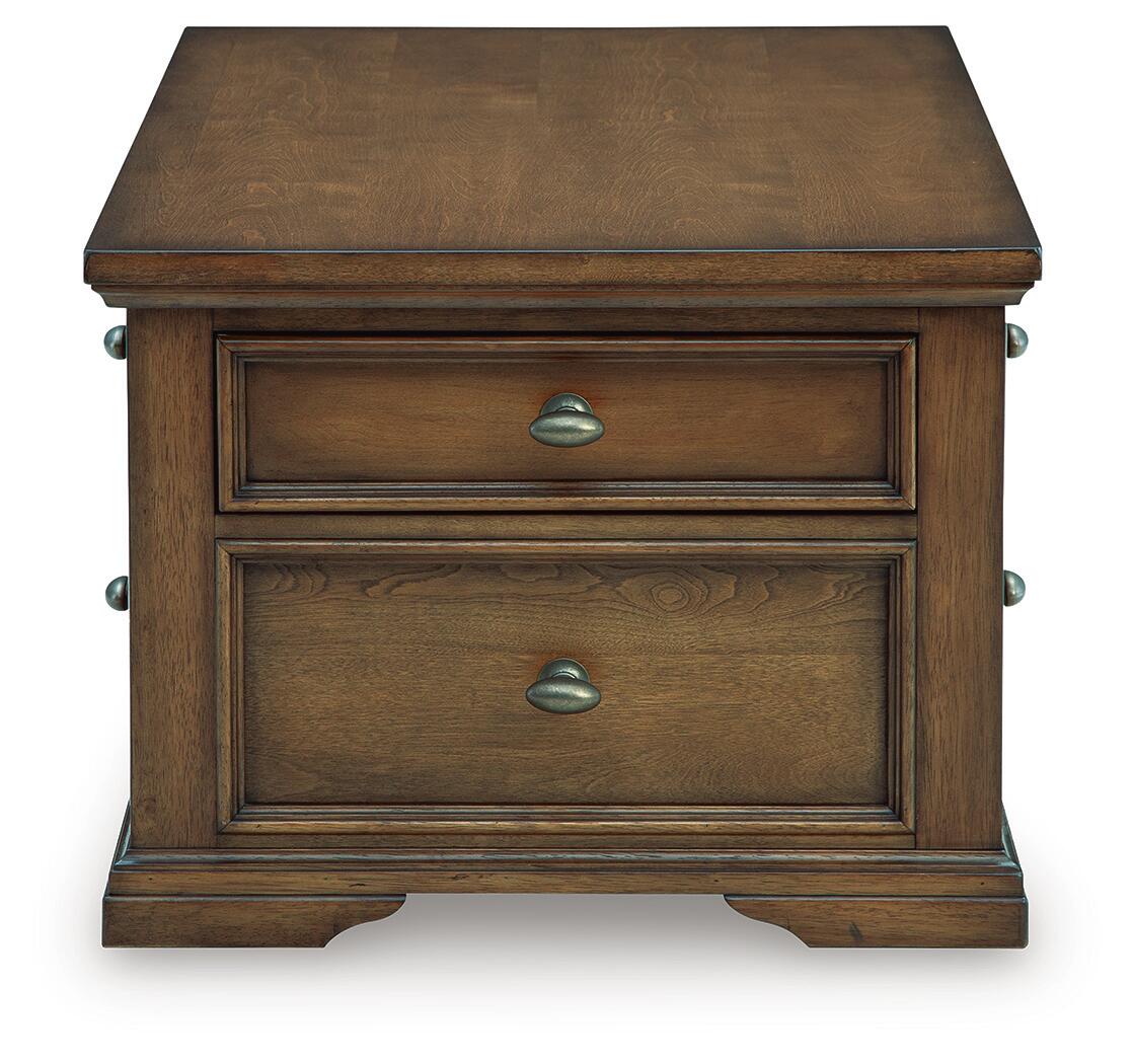 Channley Lift-Top Coffee Table - Brown (T649-SI) - Image 4