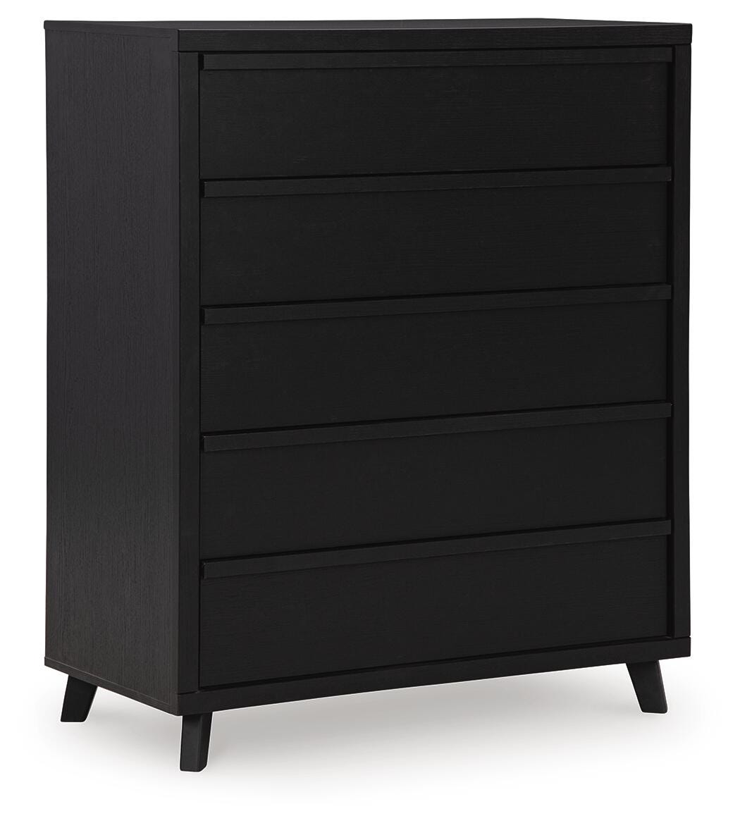 Danziar Dresser, Chest and Nightstand (B1013-SI) - Image 11