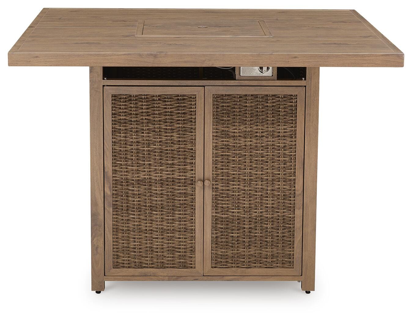 Walton Bridge Outdoor Bar Table and 4 Barstools (P749-SI) - Image 2