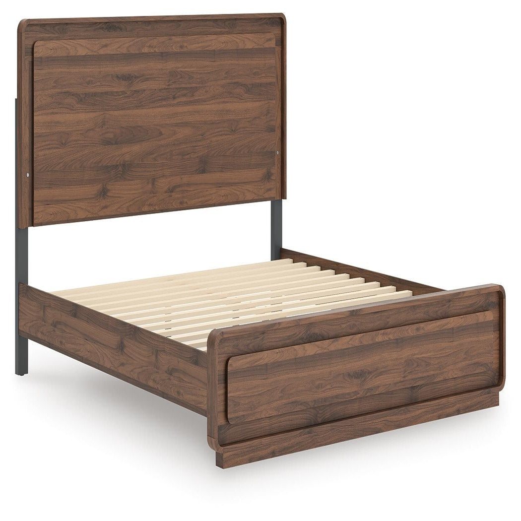 Fortlorn King Panel Bed, Dresser, Mirror and Nightstand (PCB386-SI) - Image 15