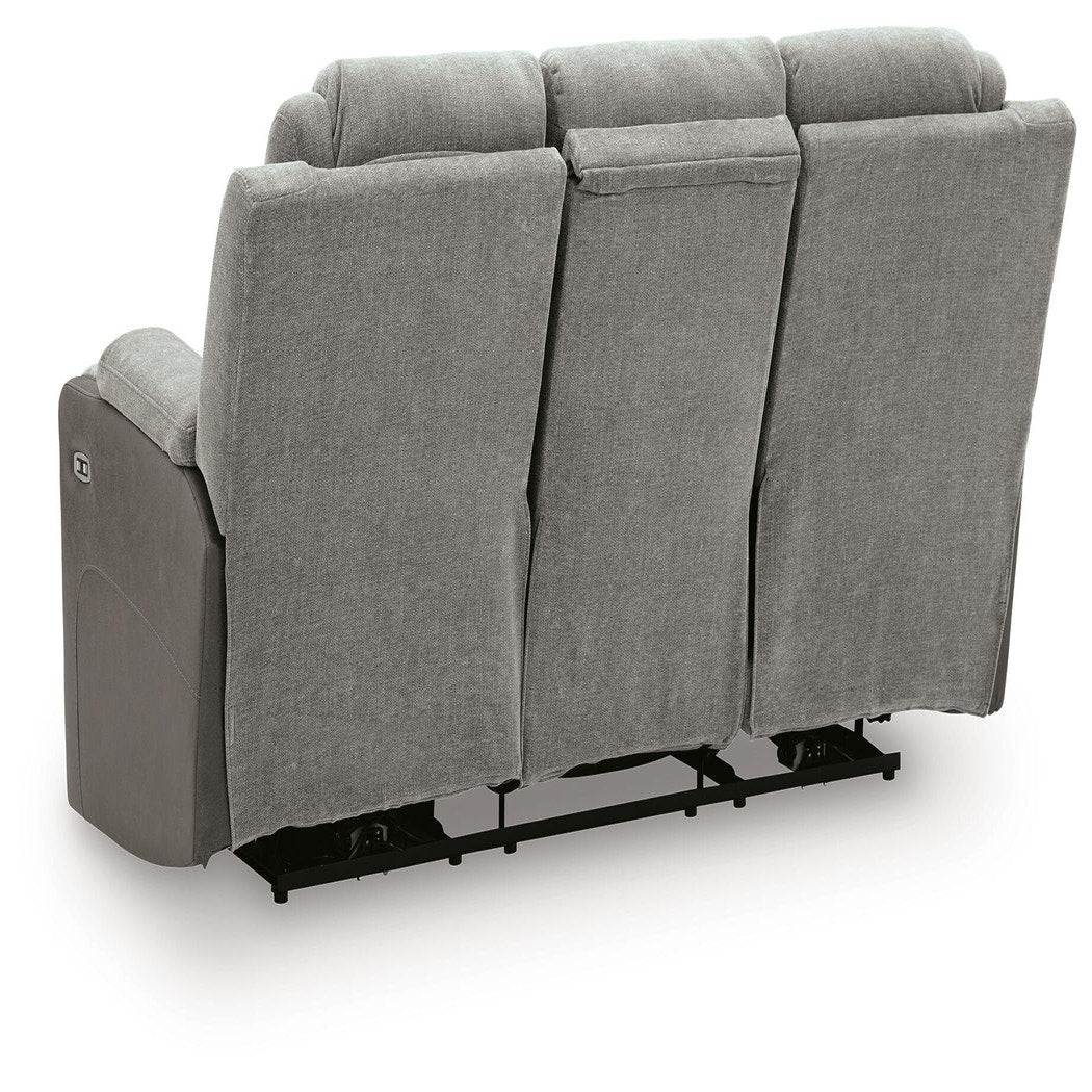Mixed Motion Power Reclining Loveseat with Console (PC83505-SI) - Image 12