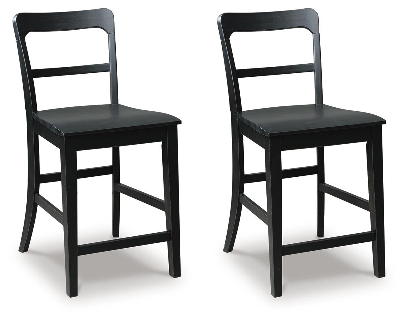 Greddinton Counter Height Dining Table and 6 Barstools (PCD824-SI) - Image 2