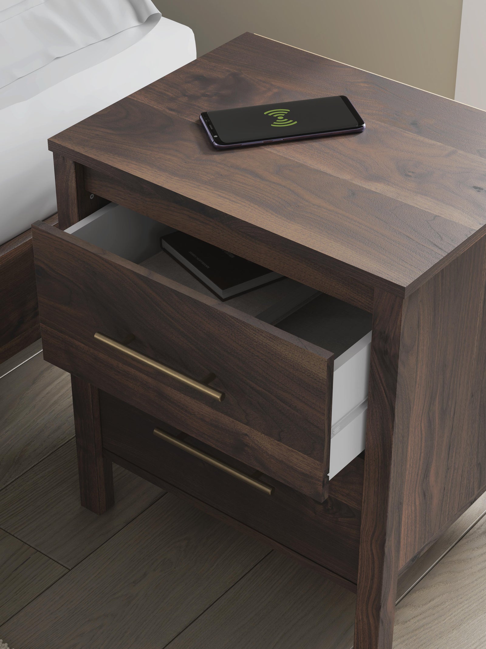 Calverson Nightstand - Mocha (EB3660-SI) - Image 7