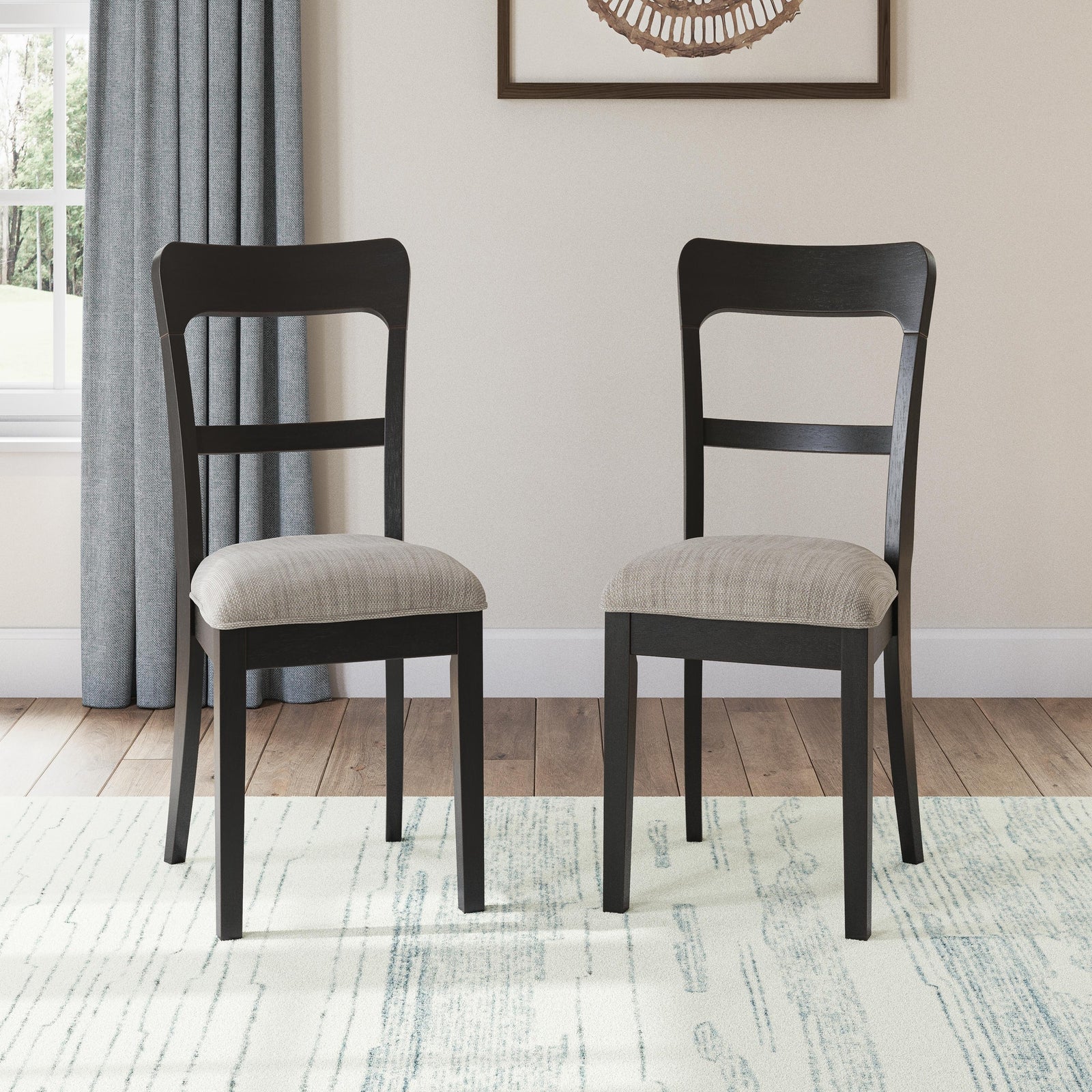 Greddinton Extension Dining Table and 4 Chairs (PCD824-SI) - Image 13