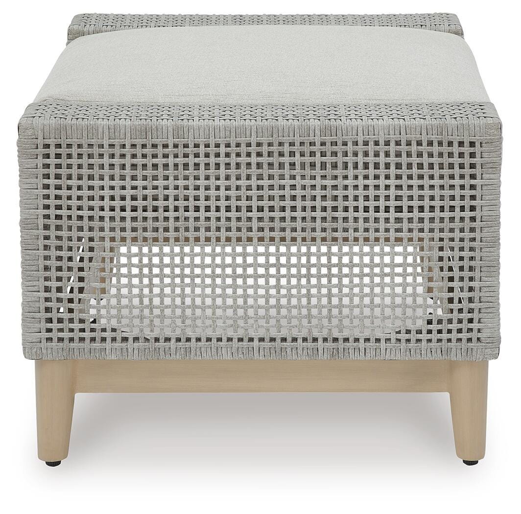 Seton Creek Outdoor Loveseat with Cushion (P798-SI) - Image 11