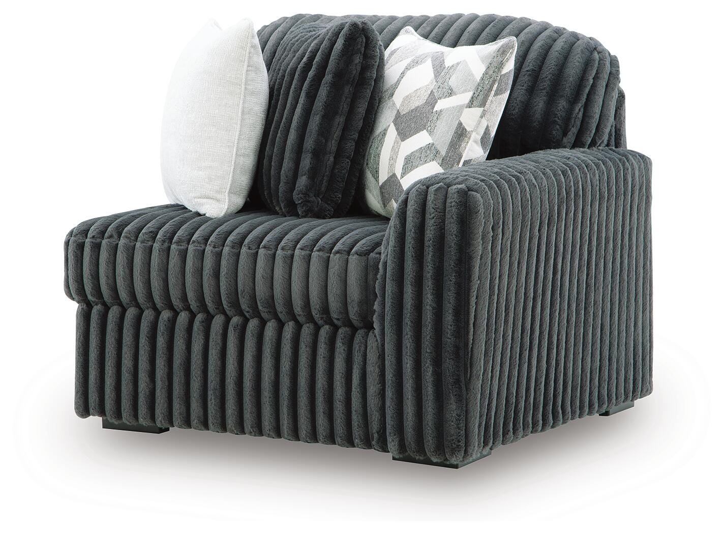 Midnight-Madness Left-Arm Facing Corner Chaise (98105-SI) - Image 4