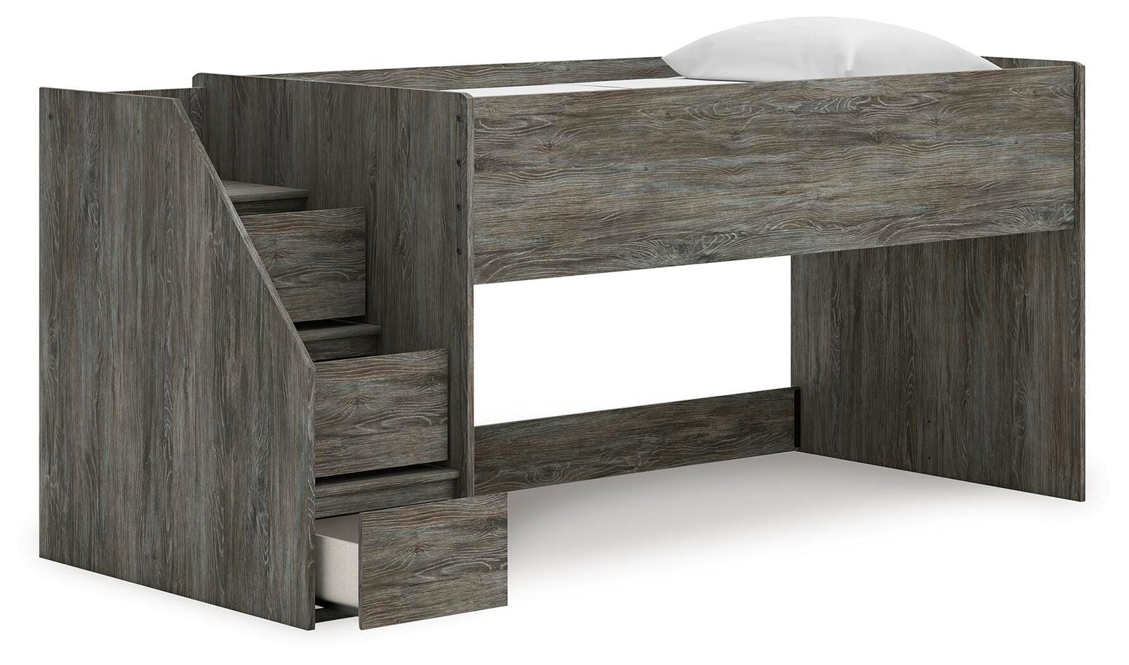 Frandern Loft Bed (Youth) - Gray (B4480-SI) - Image 3
