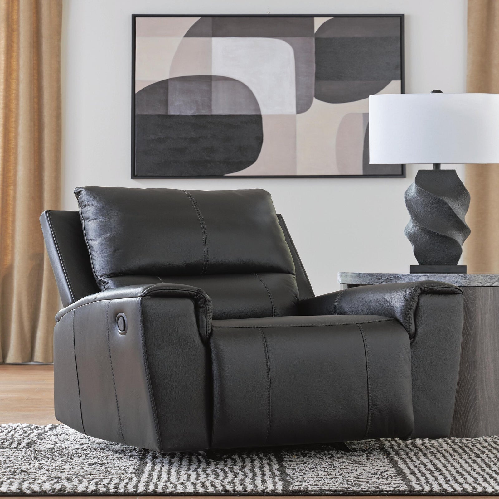 Glossmore Reclining Loveseat with Console (PCU11700-SI) - Image 8