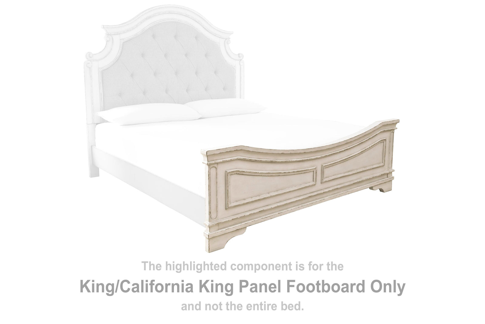 Realyn Panel Footboard - Chipped White (B743-SI) - Image 2