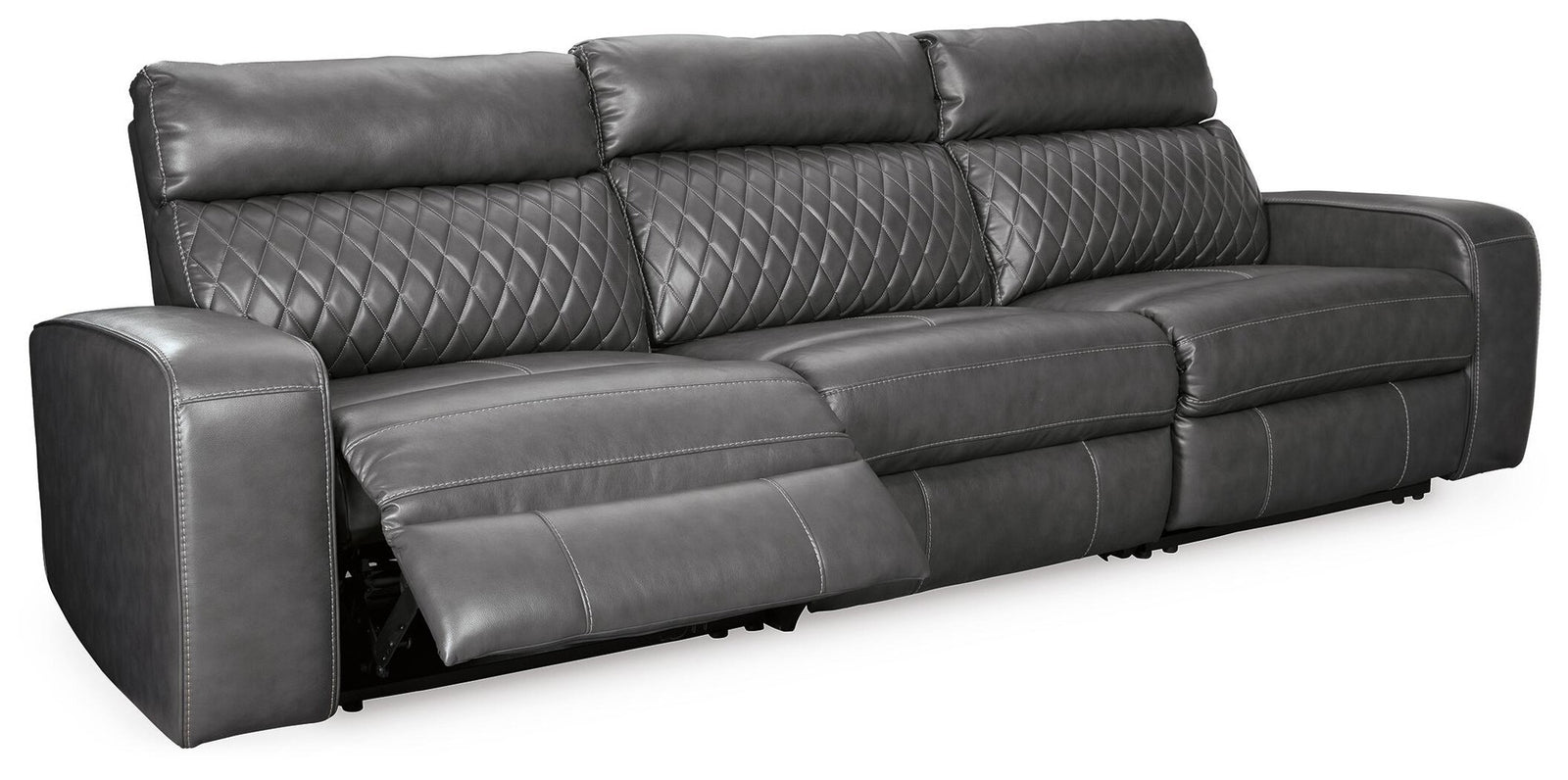 Samperstone 3-Piece Power Reclining Sectional Sofa (55203-SI) - Image 3