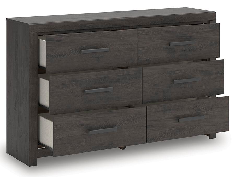 Prendonea Panel Bed, Dresser and Nightstand (B3789-SI) - Image 4