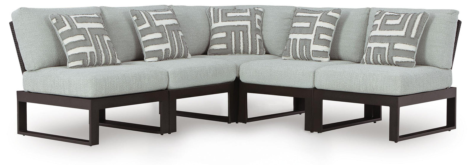 Beachloft 5-Piece Outdoor Sectional (P490-SI)